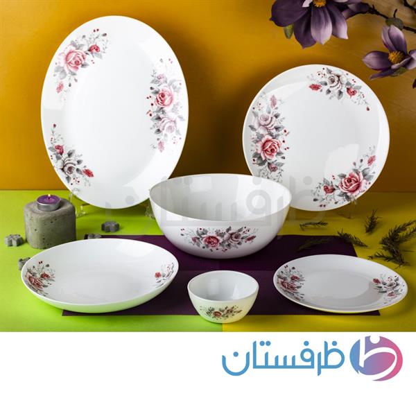 26پارچه گرد فرانسوا گلوریا صورتی