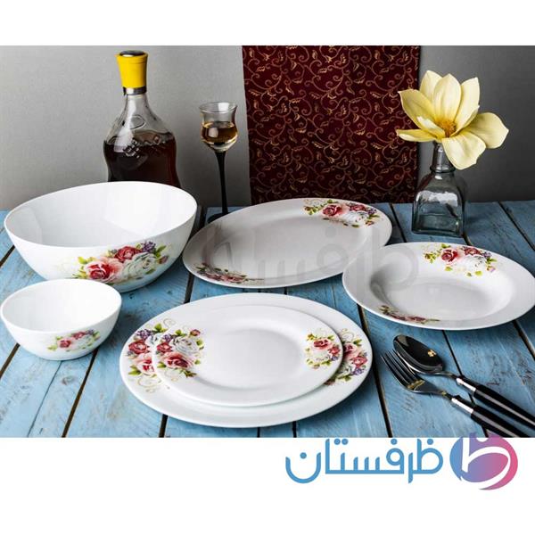 26پارچه گرد ناتاشا قرمز صورتی