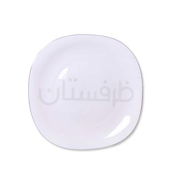 سرویس آرکوپال فرانسوا 26 پارچه مربع سفید لب طلا