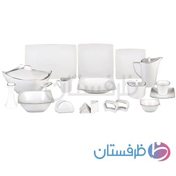 سرویس چینی 101 پارچه قالب ونوس لب طلا