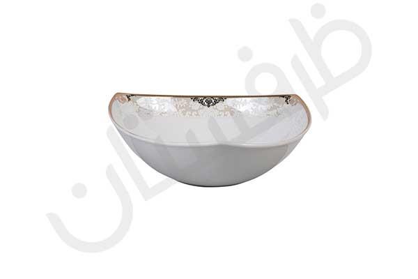 سرویس غذاخوری 12 نفره 105 پارچه چینی پردیس کاشان طرح برلین 2042 طلایی