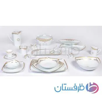 سرویس غذاخوری 12 نفره 105 پارچه دنیا 190B پردیس