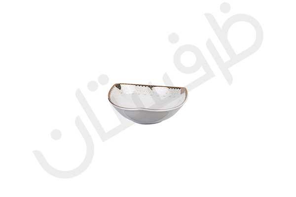 سرویس غذاخوری 12 نفره 105B پارچه چینی پردیس کاشان طرح پاناما 2031 طلایی