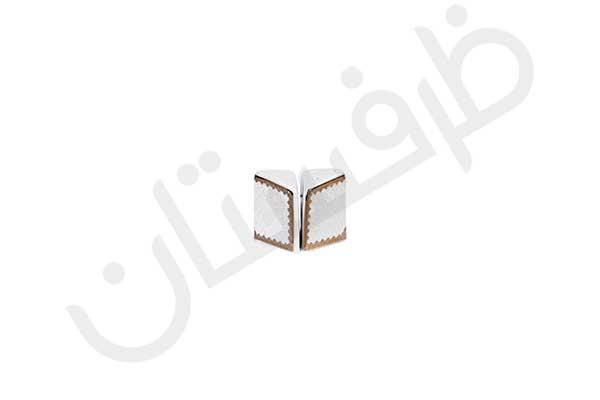 سرویس غذاخوری 12 نفره 105B پارچه چینی پردیس کاشان طرح پاناما 2031 طلایی
