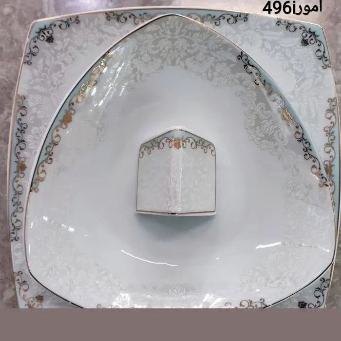 سرویس غذاخوری 6 نفره 30 پارچه آمور فیروزه کد 496i