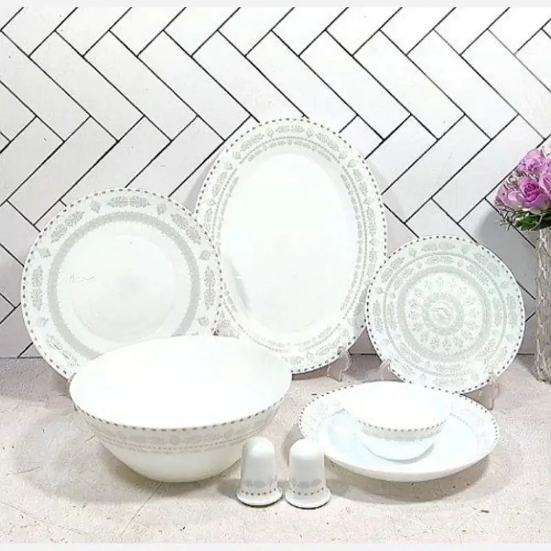 سرویس 6 نفره آرکوپال ۲۸ پارچه پارس اپال مدل الیسا طوسی کد 558