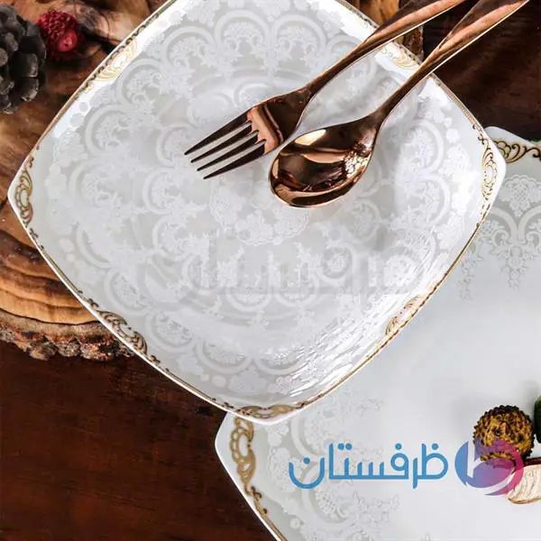 سرویس غذاخوری 6 نفره 30 پارچه 2011B اپتیما طلایی
