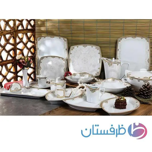 سرویس غذاخوری 12 نفره 105 پارچه 2010I آزرا