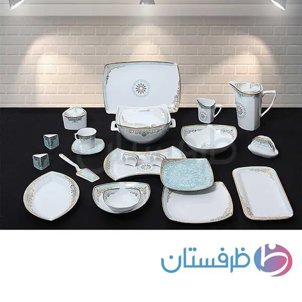 سرویس غذاخوری 12 نفره 105 پارچه دنیا 190B پردیس