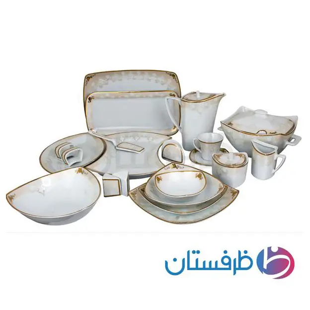 سرویس غذاخوری 12 نفره 105 پارچه کاژین 457B